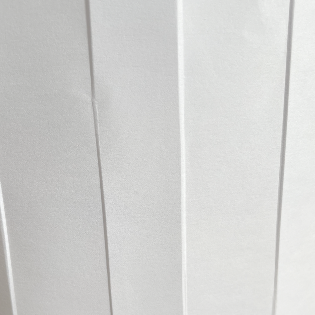 Leuchte White Paper Stripe Lampshade