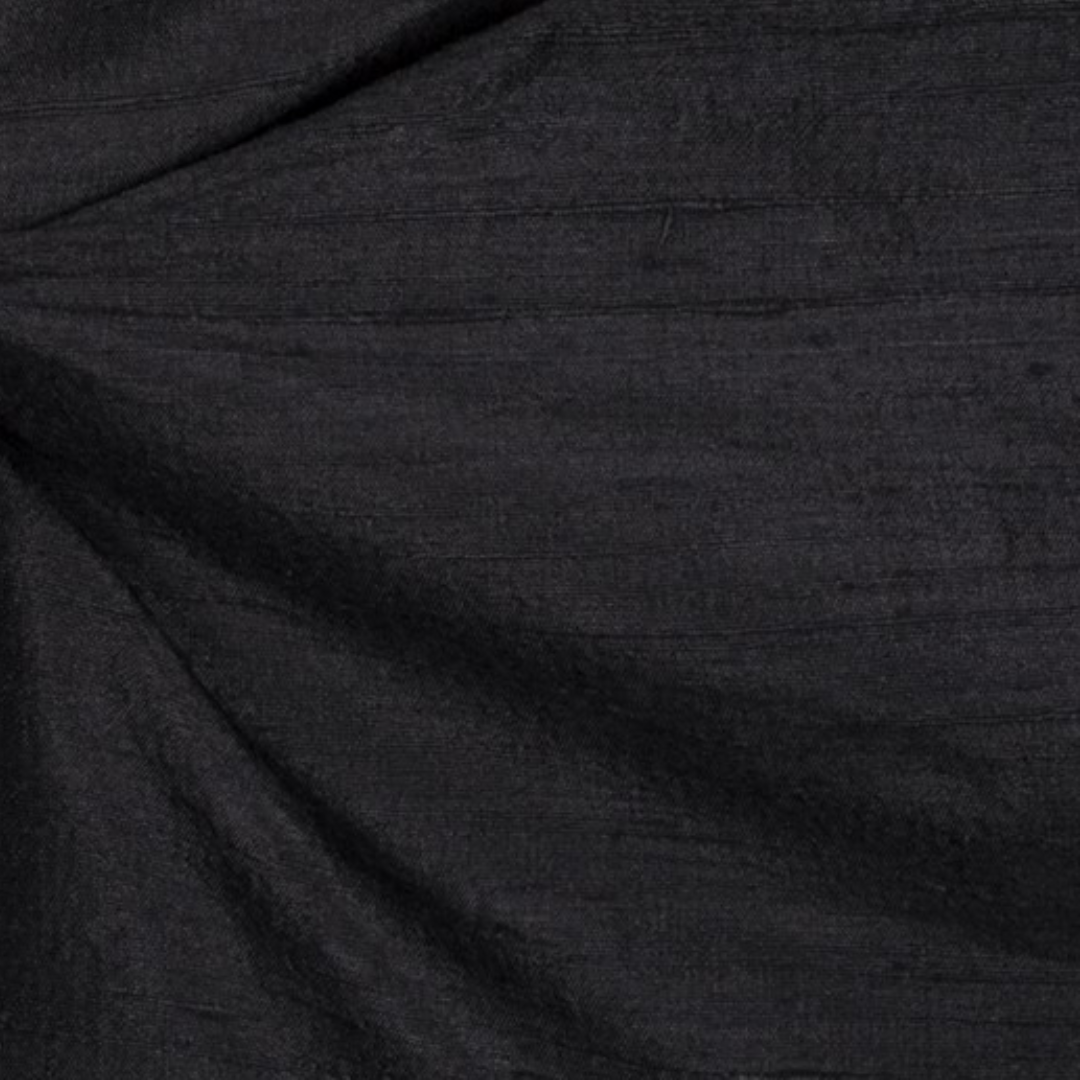 Leuchte Black Silk Fabric Lampshade