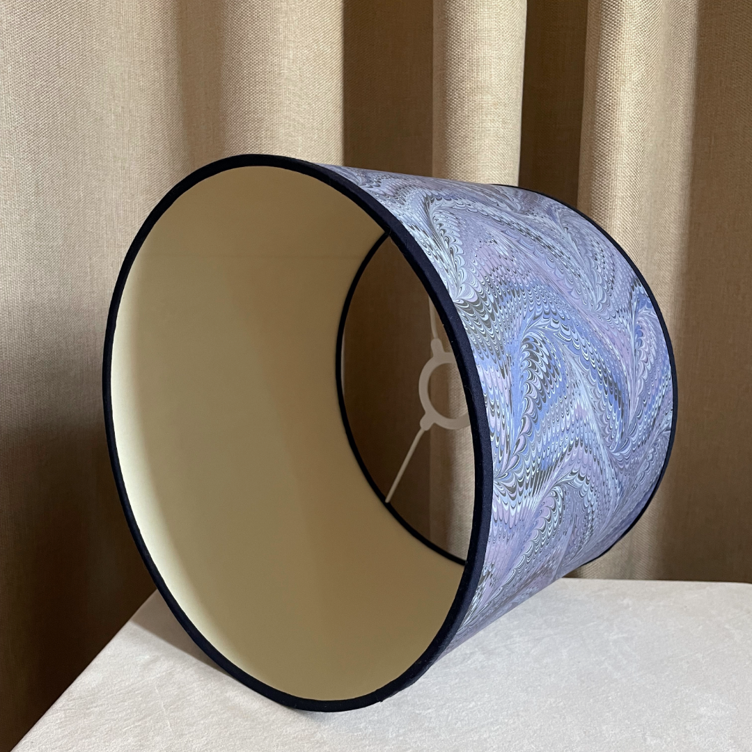 Leuchte Newton - Marbled Lampshade