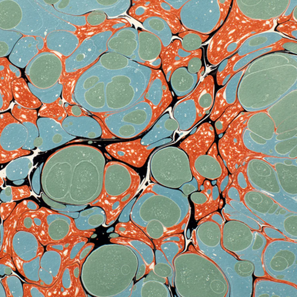 Leuchte Gaia - Marbled Lampshade