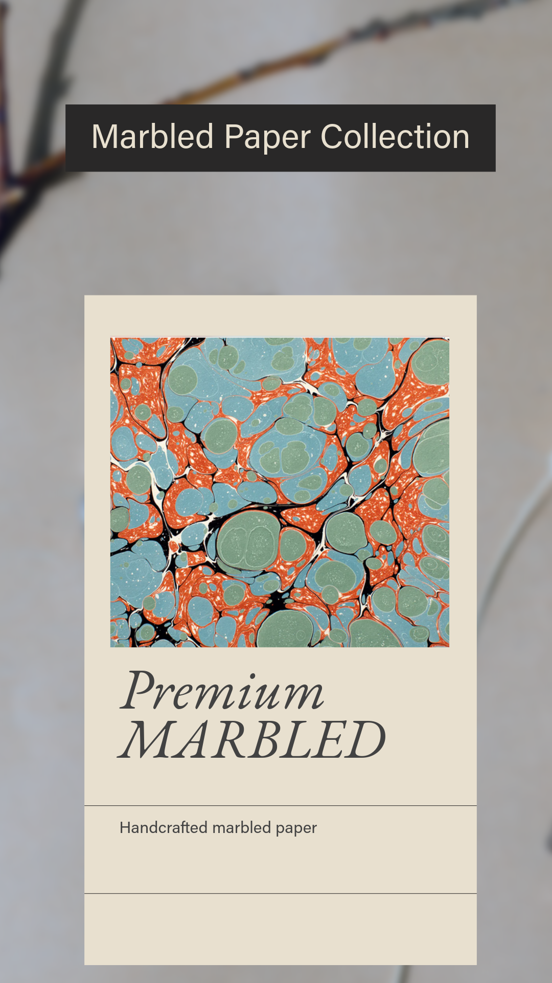 020 Darwin - Marbled Lampshade